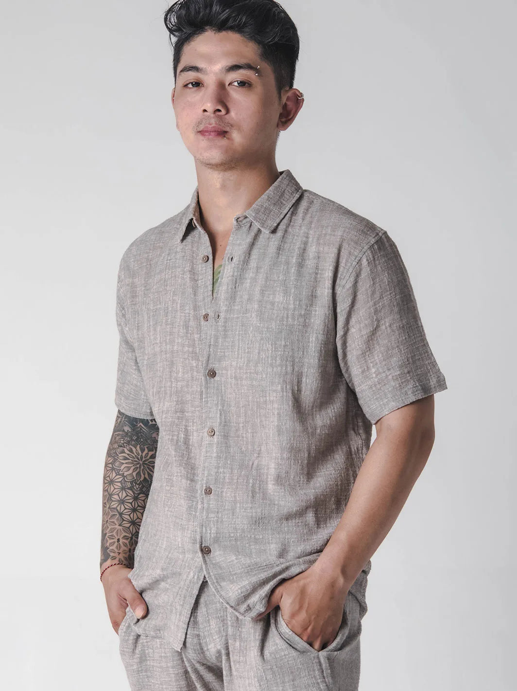 Headshrinker Shirt Charcoal